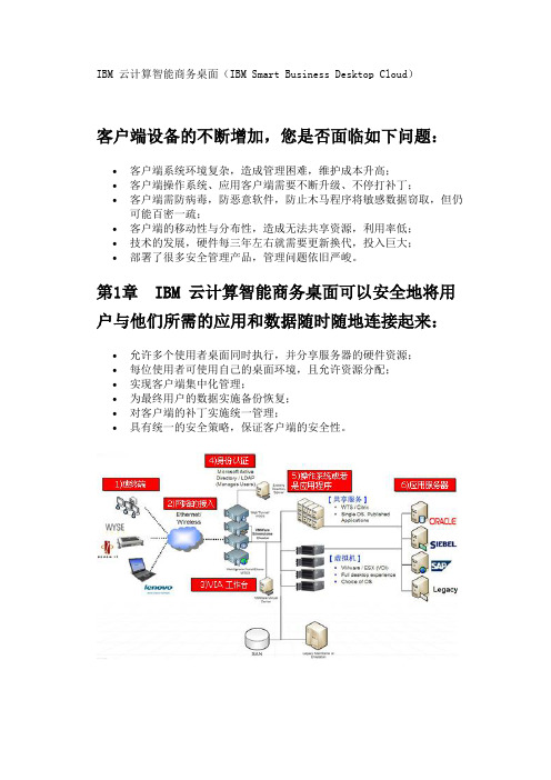 IBM 云计算智能商务桌面