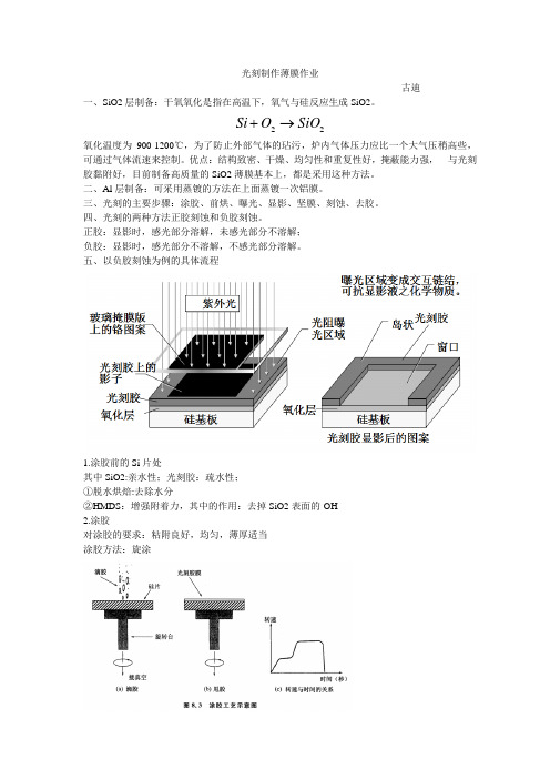 光刻作业