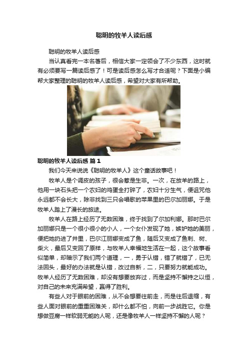 聪明的牧羊人读后感