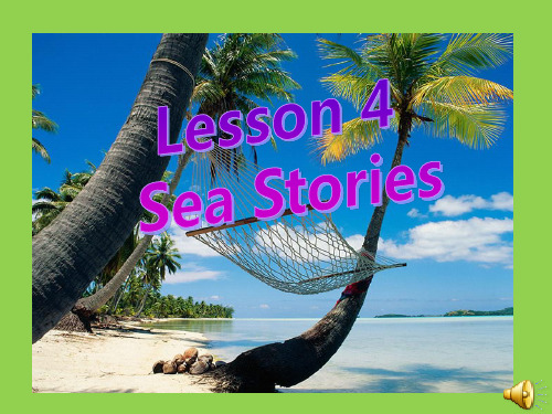 Unit7lesson4《seastories》课件37(22张ppt)(北师大版必修3)