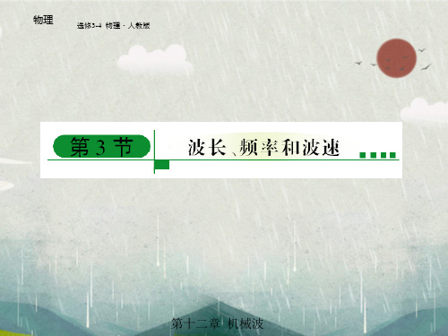 波长、频率和波速