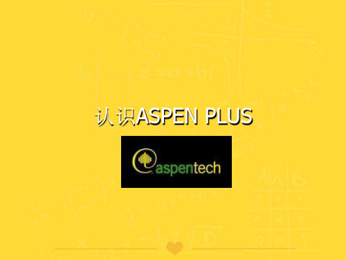 【推选文档】aspen介绍PPT