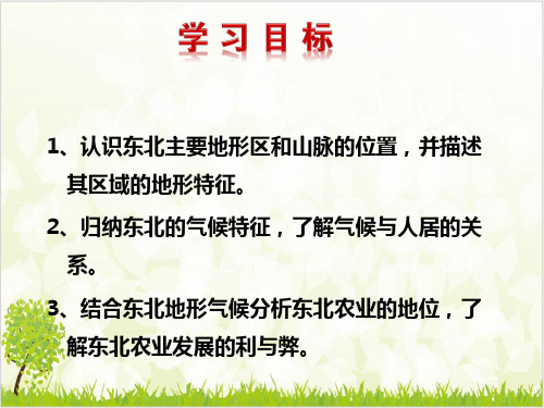 人教版地理八级下册第二节白山黑水东北三省ppt课件