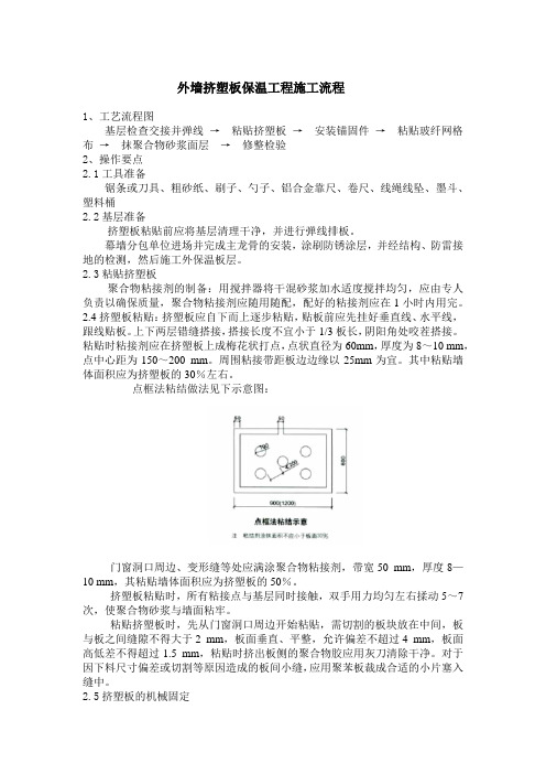 外墙挤塑板保温工程施工流程