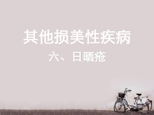 美容中医学--日晒疮牛皮癣粉花疮 ppt课件