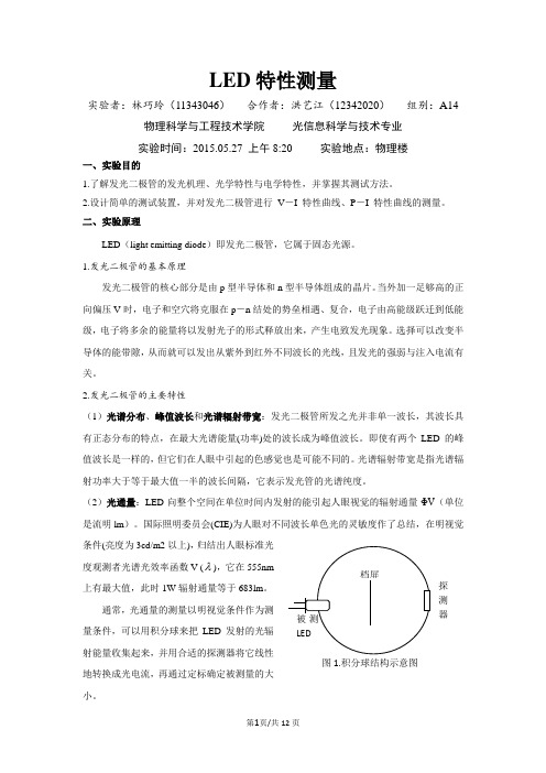 LED特性测量