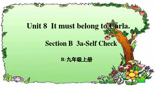 初中英语九年级英语上册第5课时(B 3a-Self Check) (4)