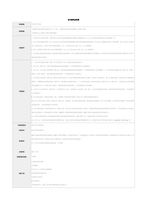 业主委员会备案流程材料