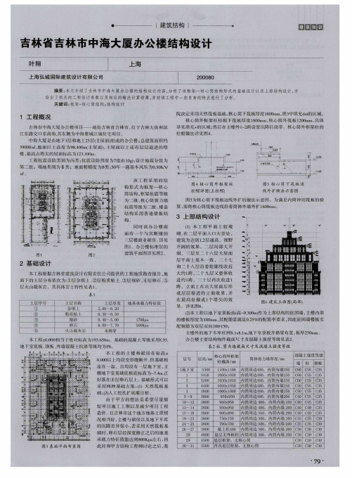 吉林省吉林市中海大厦办公楼结构设计