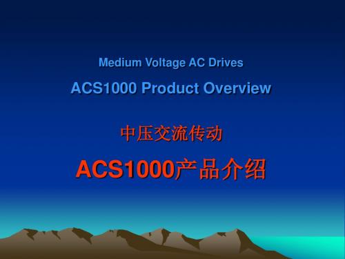 ACS1000变频器培训