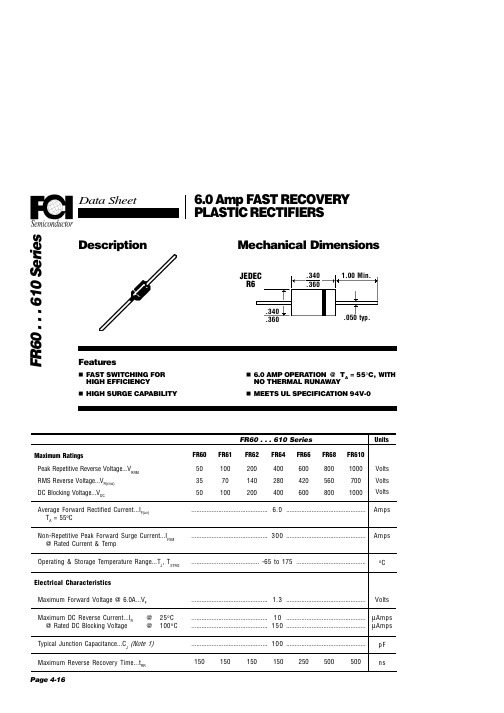 FR610中文资料