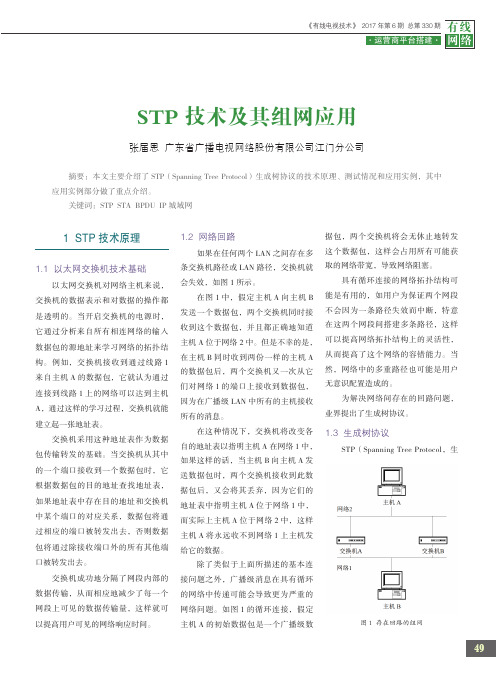 STP技术及其组网应用