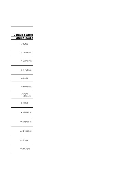 2013年许昌城中村改造项目规划