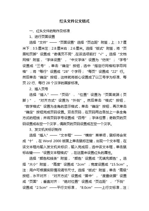 红头文件公文格式