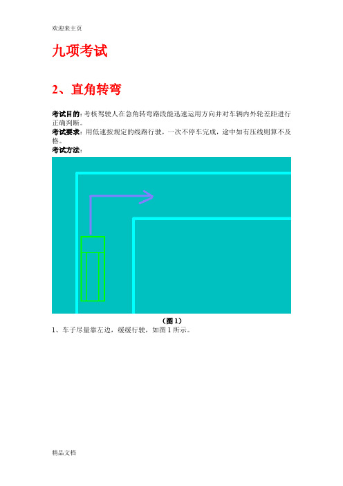 (2020年编辑)C1驾照考试科目二五项必考详解+技巧+图解_内容详实完整