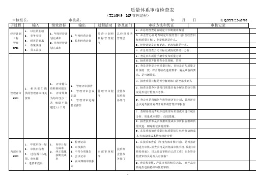 MP管理过程