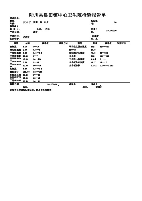 血常规Book11