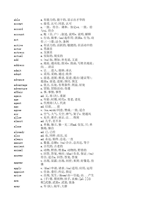 专转本英语作文常用句型