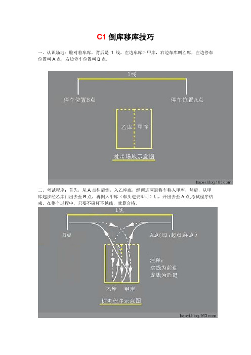 倒库移库技巧附图解