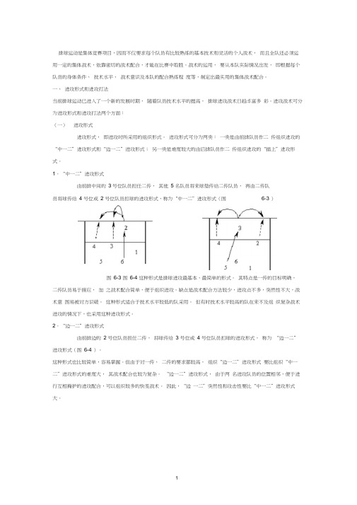 (完整版)排球技战术