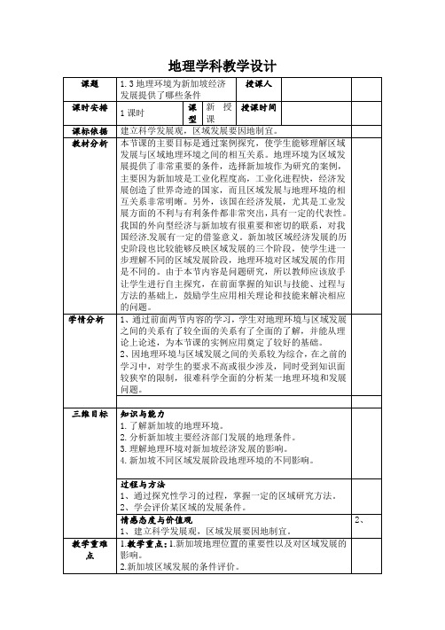 人教版高中地理必修3《地理环境为新加坡经济发展提供了哪些条件》_15