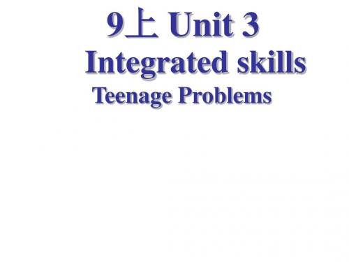 牛津英语 9A Unit3 Integrated Skills课件(共28张PPT)