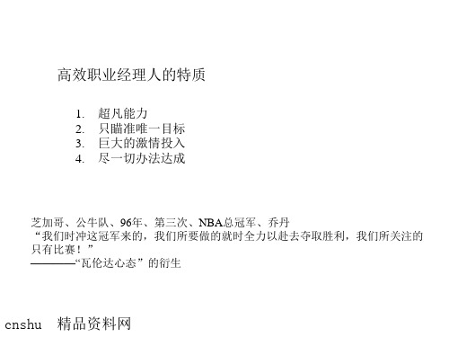 实现高绩效的五项准则166页PPT