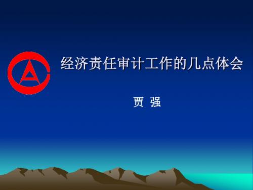 2018年经责审计课件