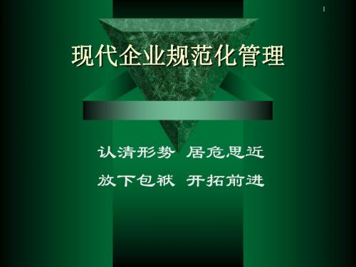 zbk现代企业规范化管理(PPT 290)