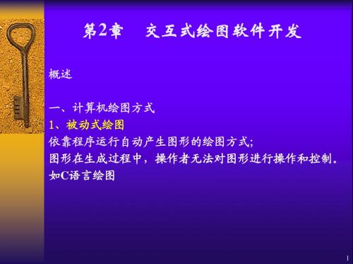 第2.1章 交互式绘图技术