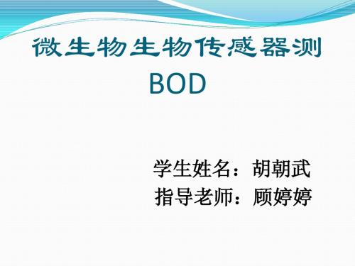 微生物传感器测定 BOD