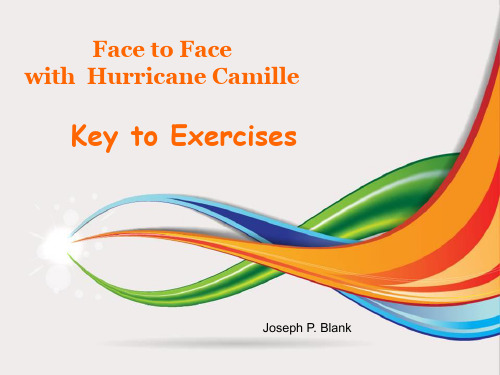 高级英语第一册-Unit-1-Face-to-Face-with-HUrricane-Camille-课后答案