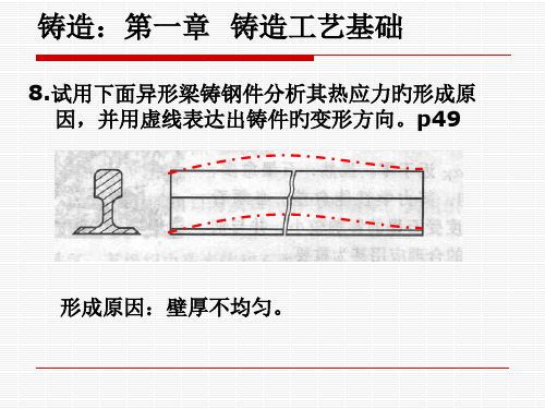 金属工艺学部分课后习题解答