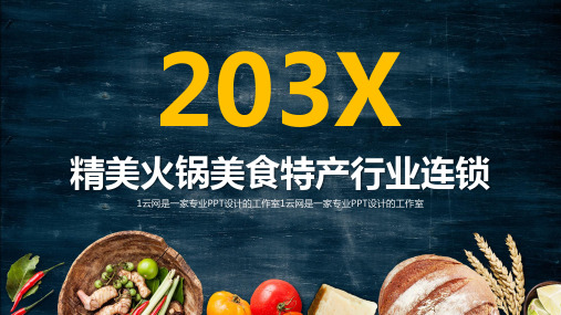 餐饮美食火锅文化宣传PPT模版24