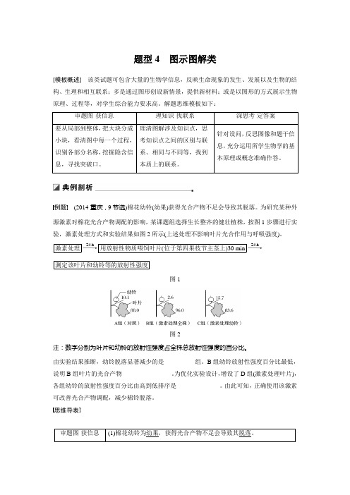 2019年高考高中生物步步高二轮考前三个月完整版保分2题型4