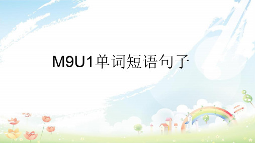 2020年九年级英语上册 Module 9 Unit 1 Will computers be used more than books in the future单词短语句