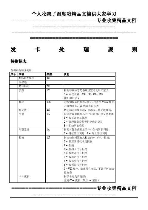 广发银行ASCCEND_发卡规则整理