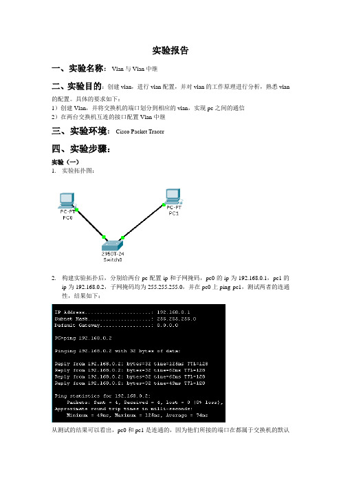 Vlan与Vlan中继