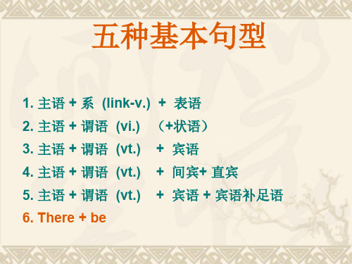 五个基本句型.ppt