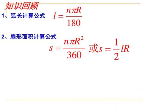 2.8圆锥的侧面积和全面积