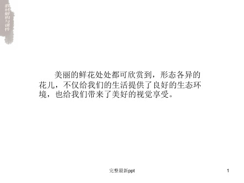 二年级下册美术第二课盛开的花朵ppt课件