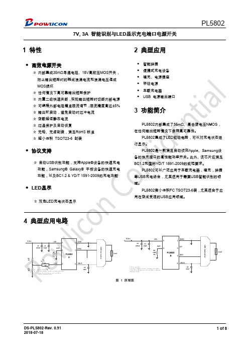 PL5802原版芯片规格书