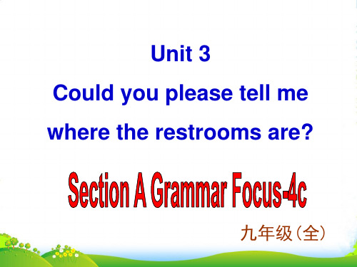 人教九年级英语上册Unit 3 Section A4 课件(共49张PPT)