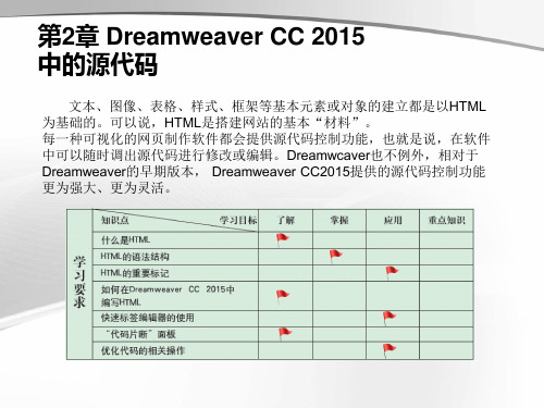 Dreamweaver CC 2015中文版案例教程(第2版)第2章