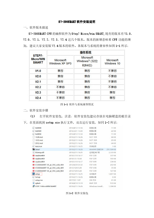 S7-200SMART软件安装说明