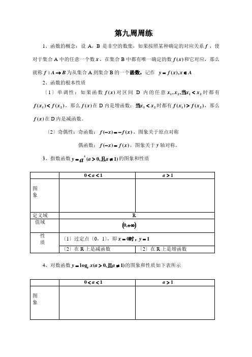 高中_第九周周练