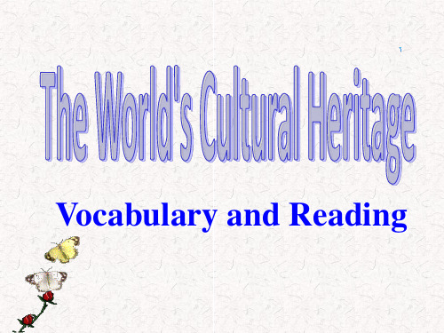 外研选修7 module 6 Vocabulary and Reading