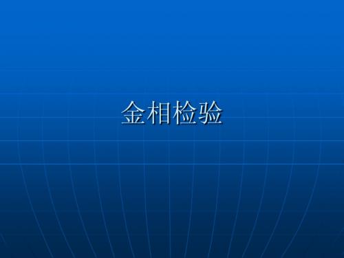 金相检验实用技术