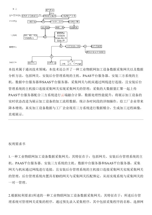 工业物联网加工设备数据采集网关以及数据分析方法的制作方法