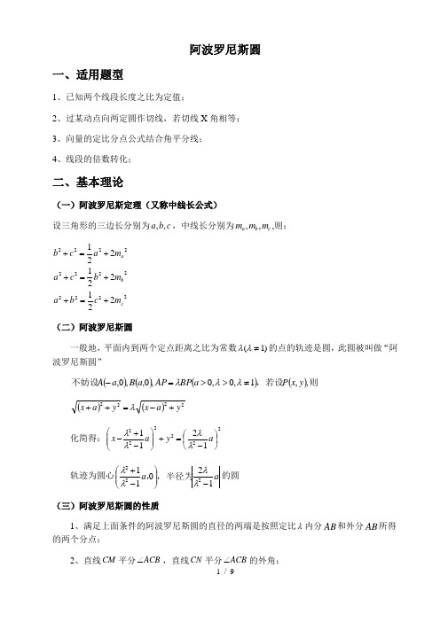 阿波罗尼斯圆